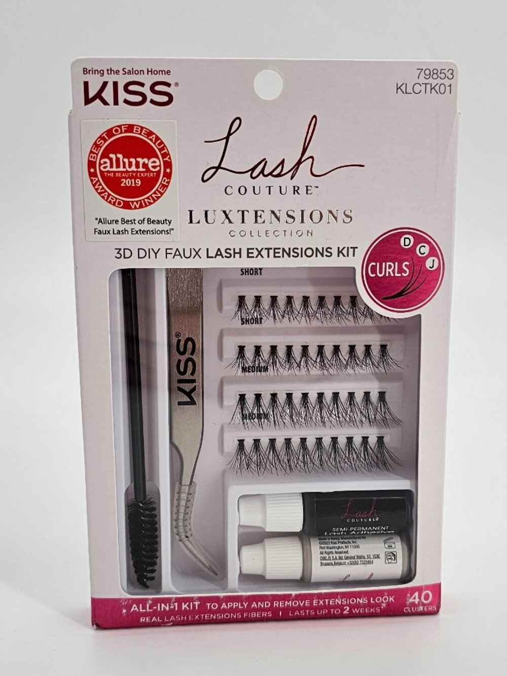 KISS Lash Couture 3D DIY Faux Lash Extensions Kit Curls